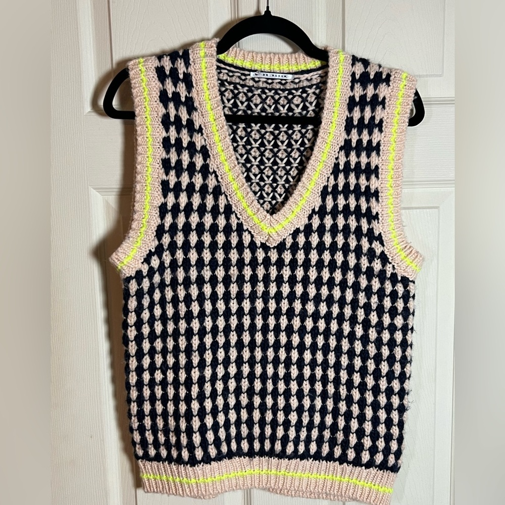 Free People Dr Bloom Chachacha Sweater Vest, M/L - Picture 2 of 5